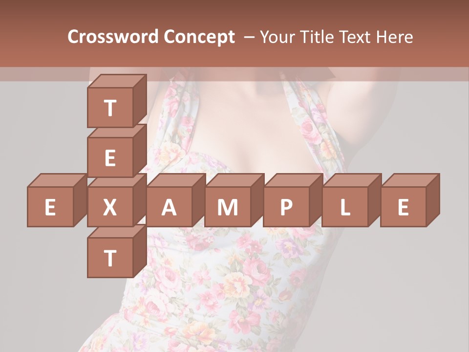 Pouting Attitude Posing PowerPoint Template