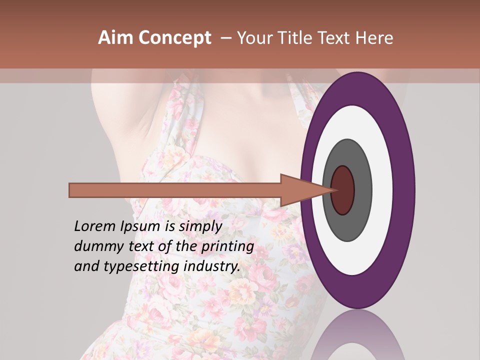 Pouting Attitude Posing PowerPoint Template