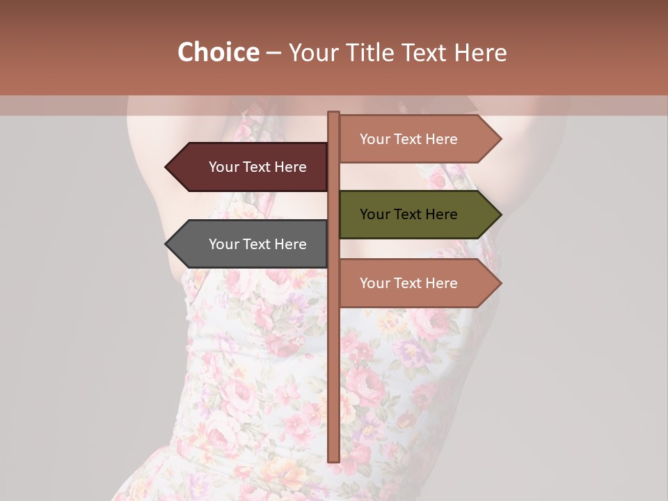 Pouting Attitude Posing PowerPoint Template