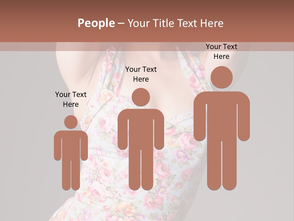 Pouting Attitude Posing PowerPoint Template