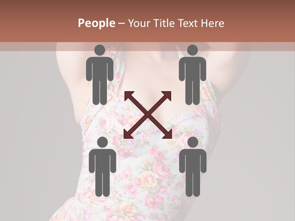 Pouting Attitude Posing PowerPoint Template