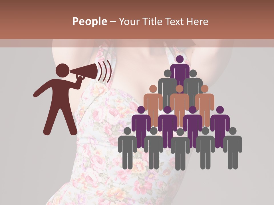 Pouting Attitude Posing PowerPoint Template