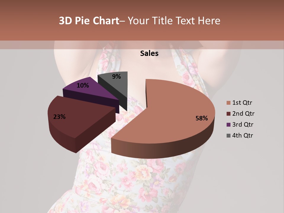 Pouting Attitude Posing PowerPoint Template