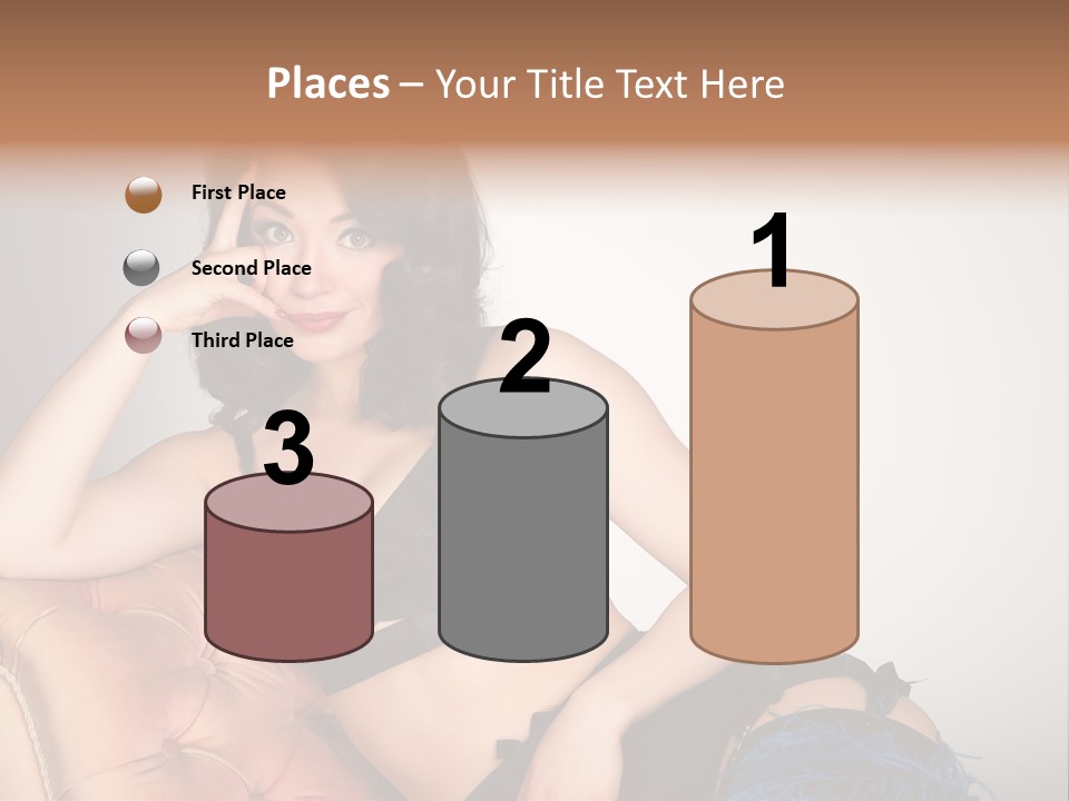 Stockings Pouting Suspenders PowerPoint Template