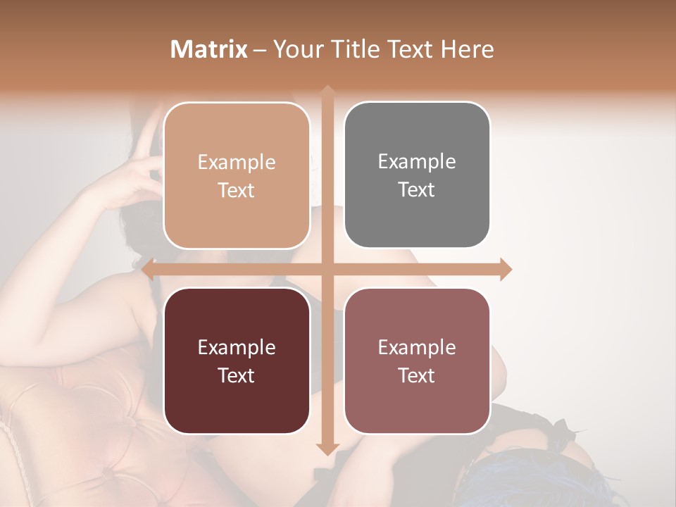 Stockings Pouting Suspenders PowerPoint Template