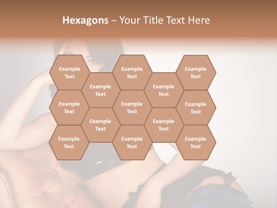 Stockings Pouting Suspenders PowerPoint Template