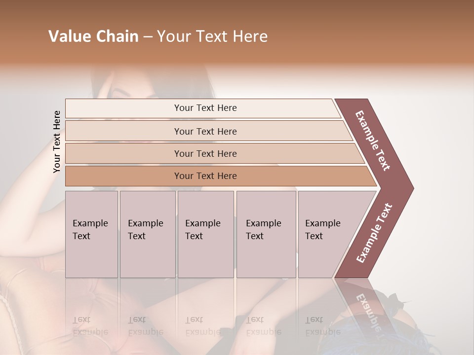Stockings Pouting Suspenders PowerPoint Template