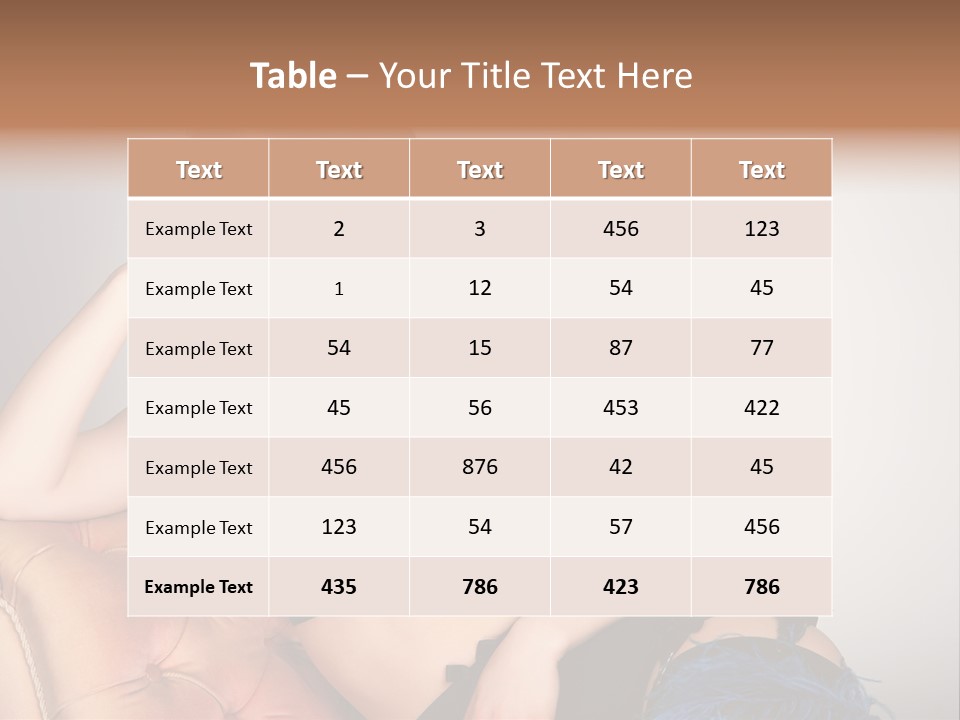 Stockings Pouting Suspenders PowerPoint Template