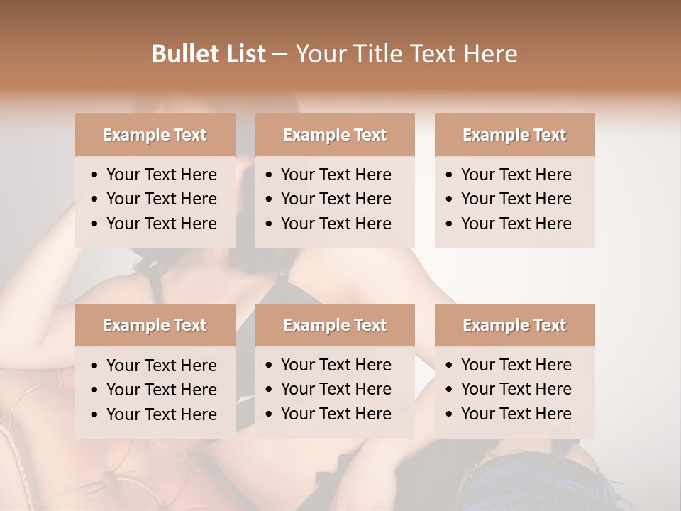 Stockings Pouting Suspenders PowerPoint Template