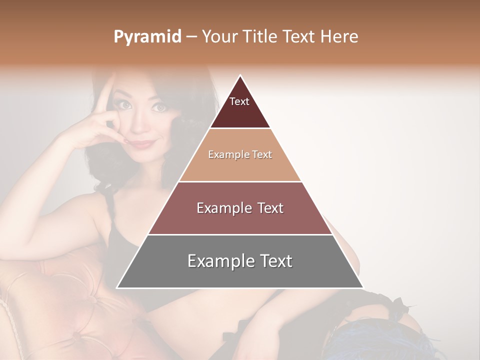 Stockings Pouting Suspenders PowerPoint Template