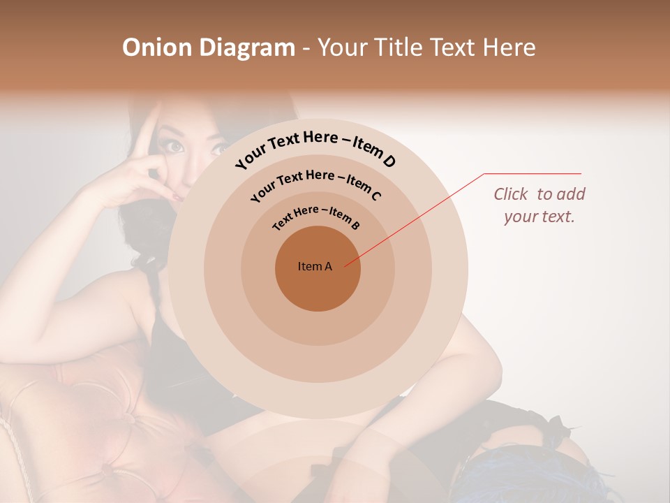 Stockings Pouting Suspenders PowerPoint Template