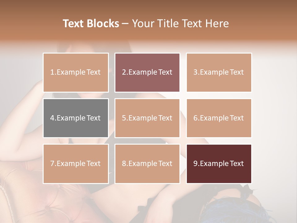 Stockings Pouting Suspenders PowerPoint Template