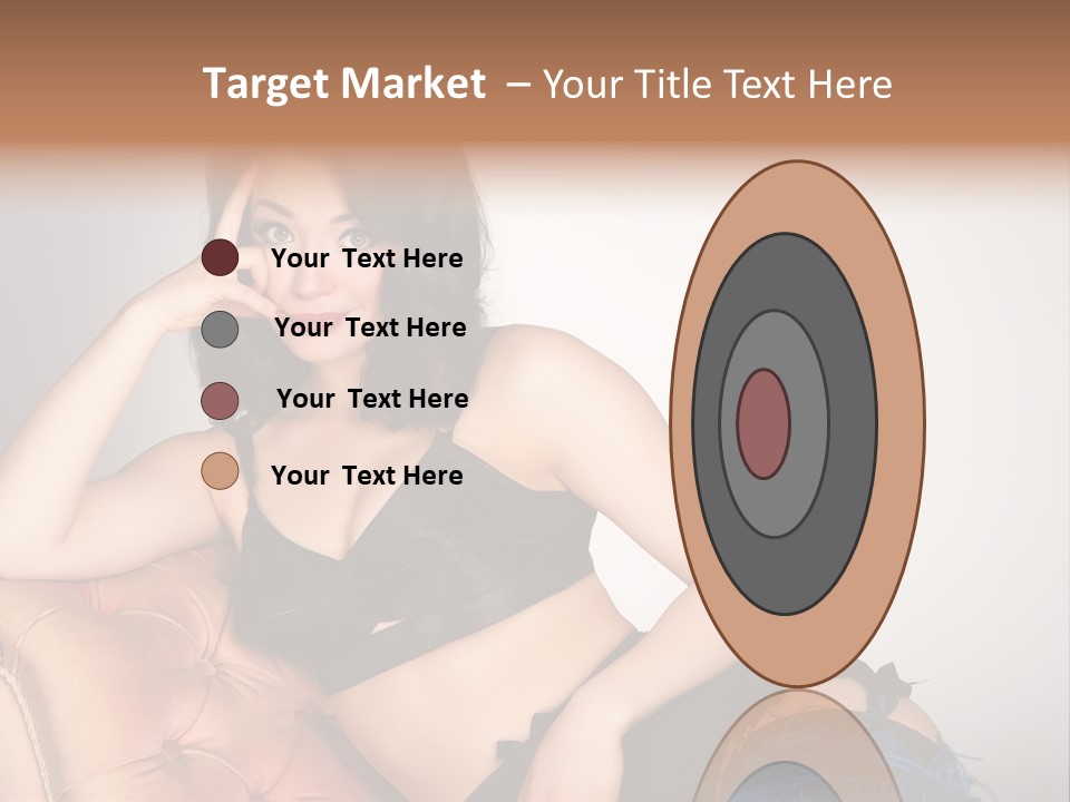 Stockings Pouting Suspenders PowerPoint Template