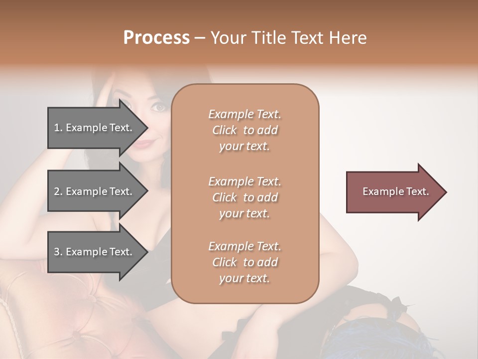 Stockings Pouting Suspenders PowerPoint Template
