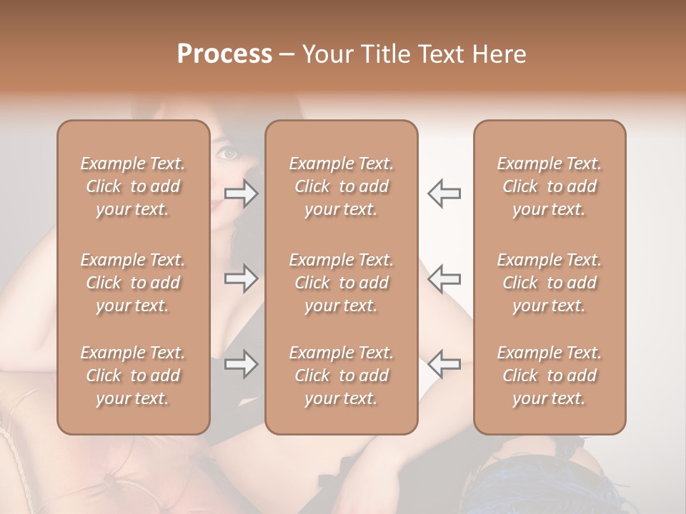 Stockings Pouting Suspenders PowerPoint Template
