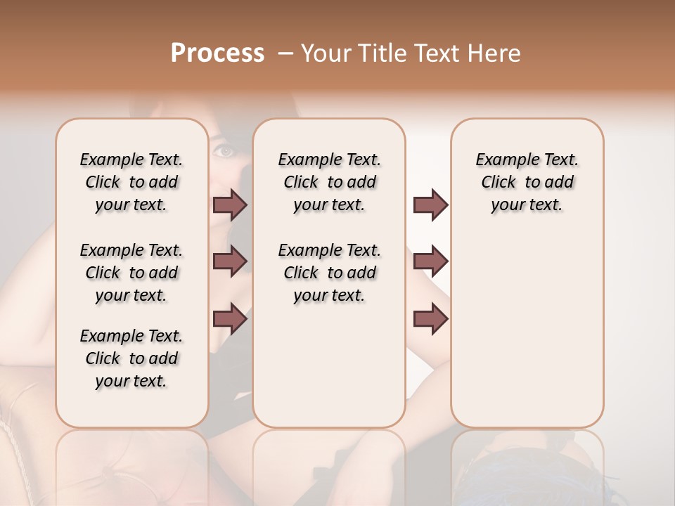 Stockings Pouting Suspenders PowerPoint Template