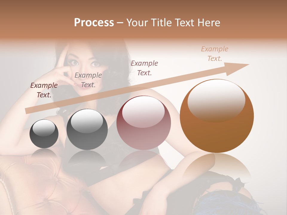 Stockings Pouting Suspenders PowerPoint Template