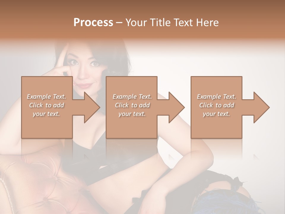 Stockings Pouting Suspenders PowerPoint Template