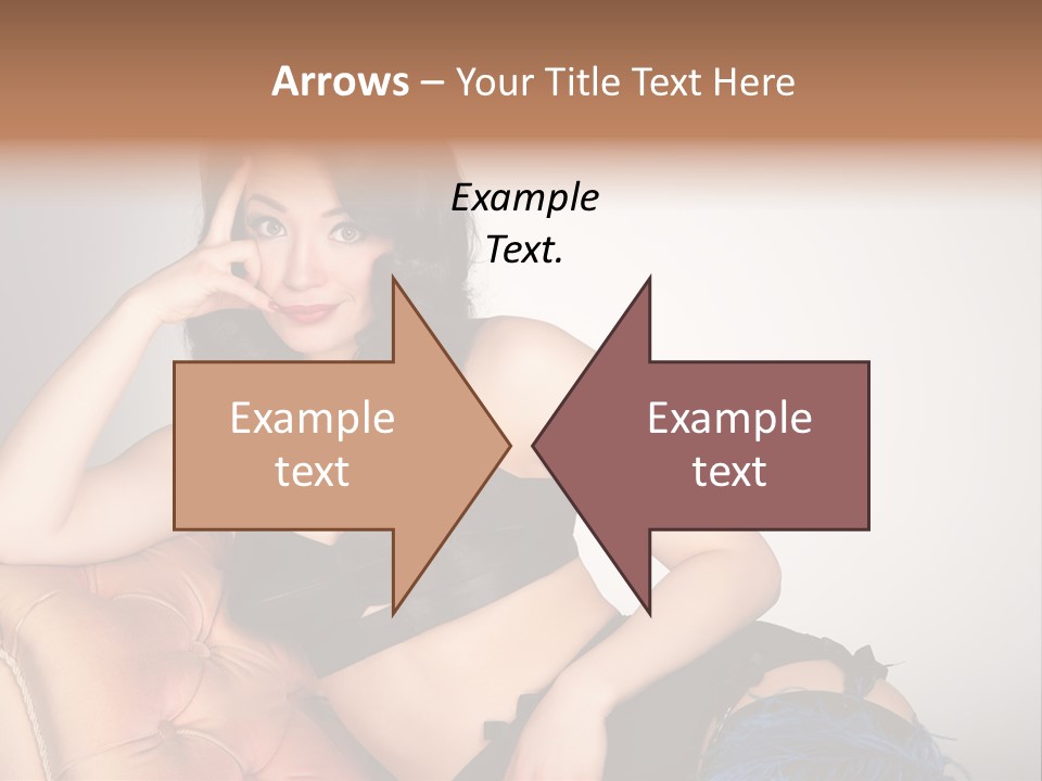 Stockings Pouting Suspenders PowerPoint Template