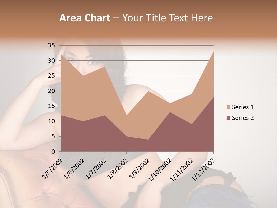 Stockings Pouting Suspenders PowerPoint Template