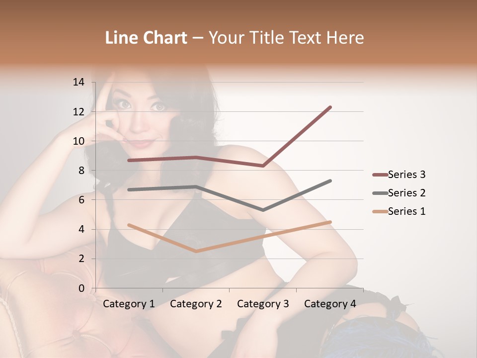 Stockings Pouting Suspenders PowerPoint Template