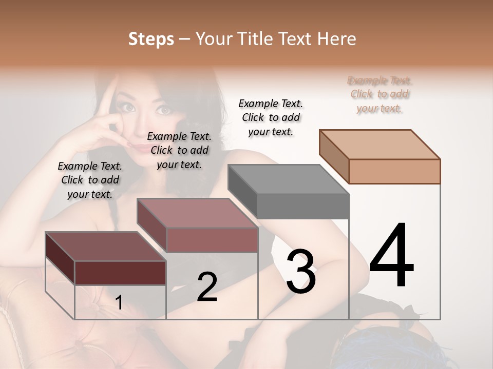 Stockings Pouting Suspenders PowerPoint Template