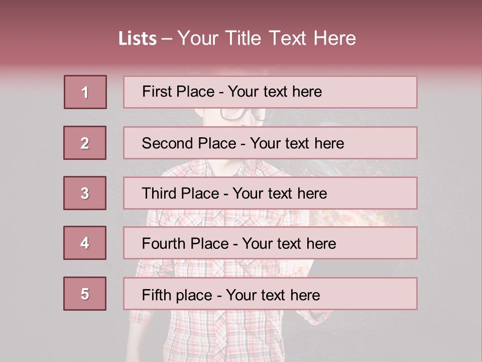 Junge Probleme Laptop PowerPoint Template