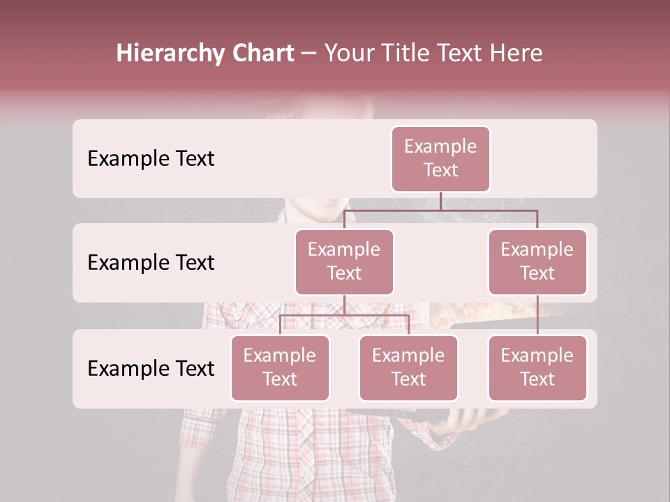 Junge Probleme Laptop PowerPoint Template
