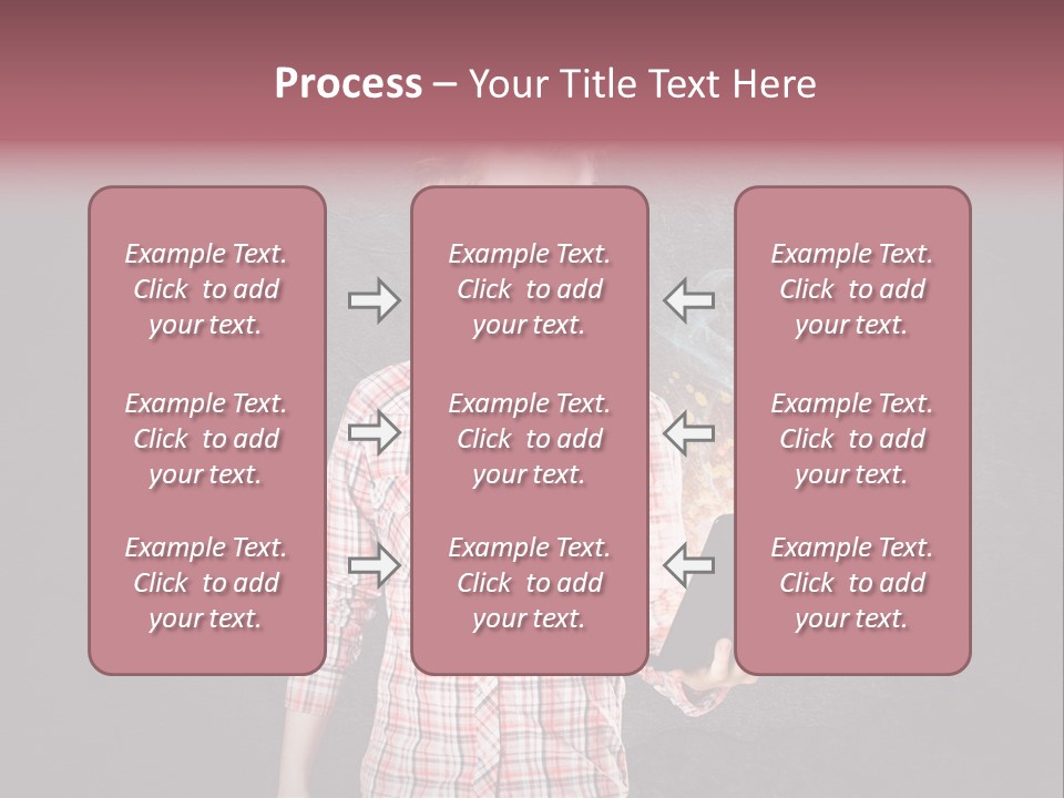 Junge Probleme Laptop PowerPoint Template