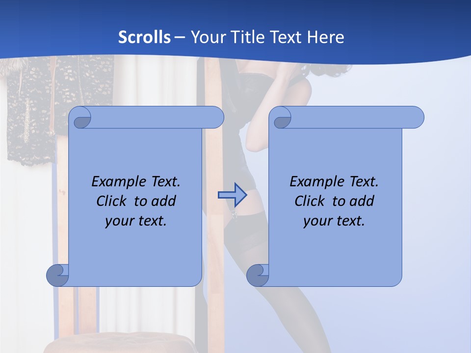 Retro Glamour Sensuality PowerPoint Template
