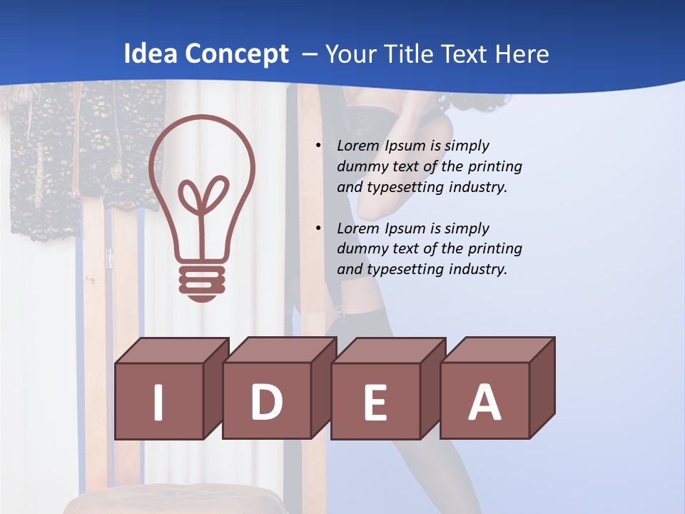 Retro Glamour Sensuality PowerPoint Template