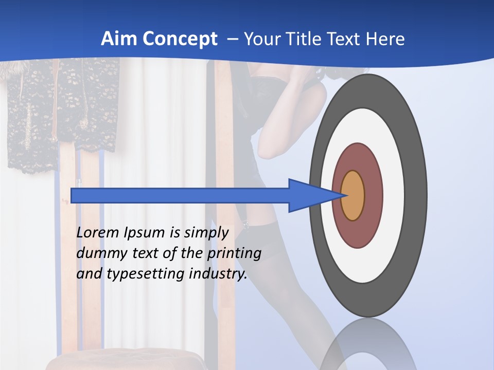 Retro Glamour Sensuality PowerPoint Template