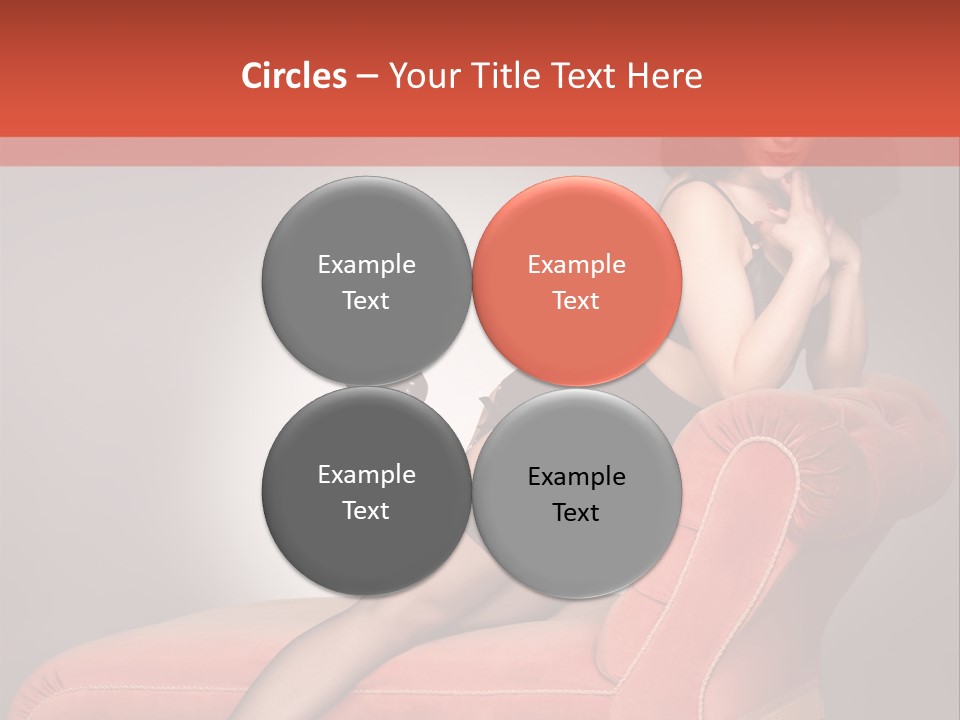 Chaise Female Chaise Longue PowerPoint Template