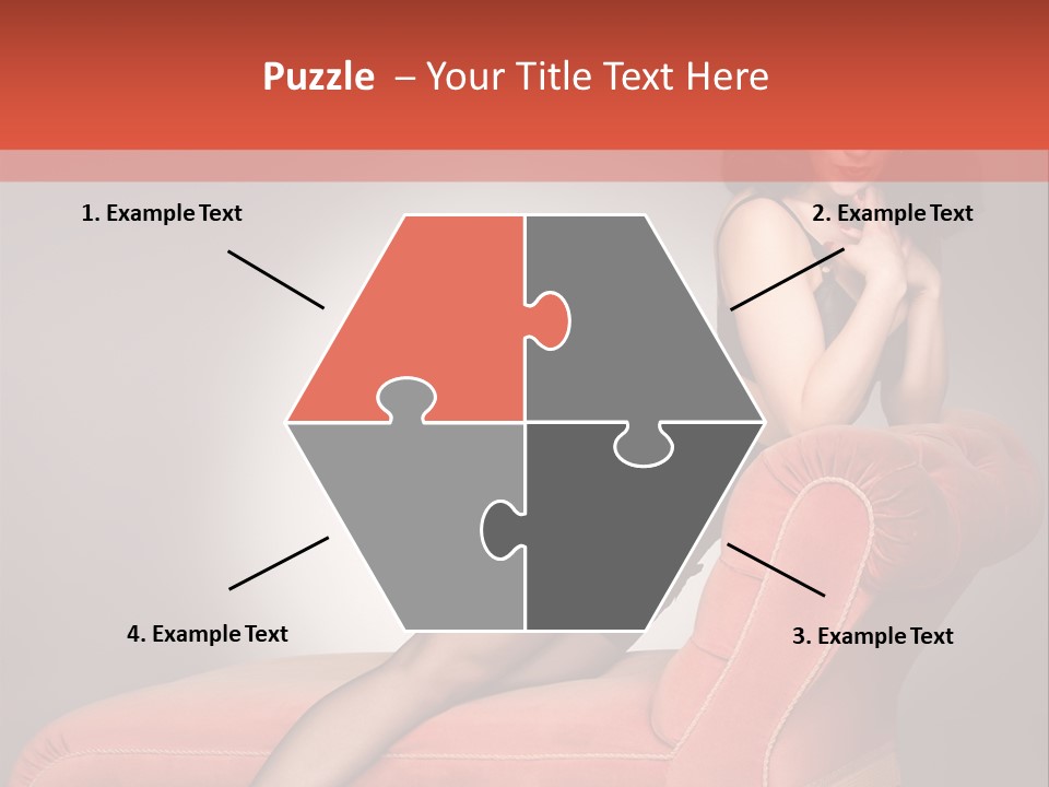 Chaise Female Chaise Longue PowerPoint Template