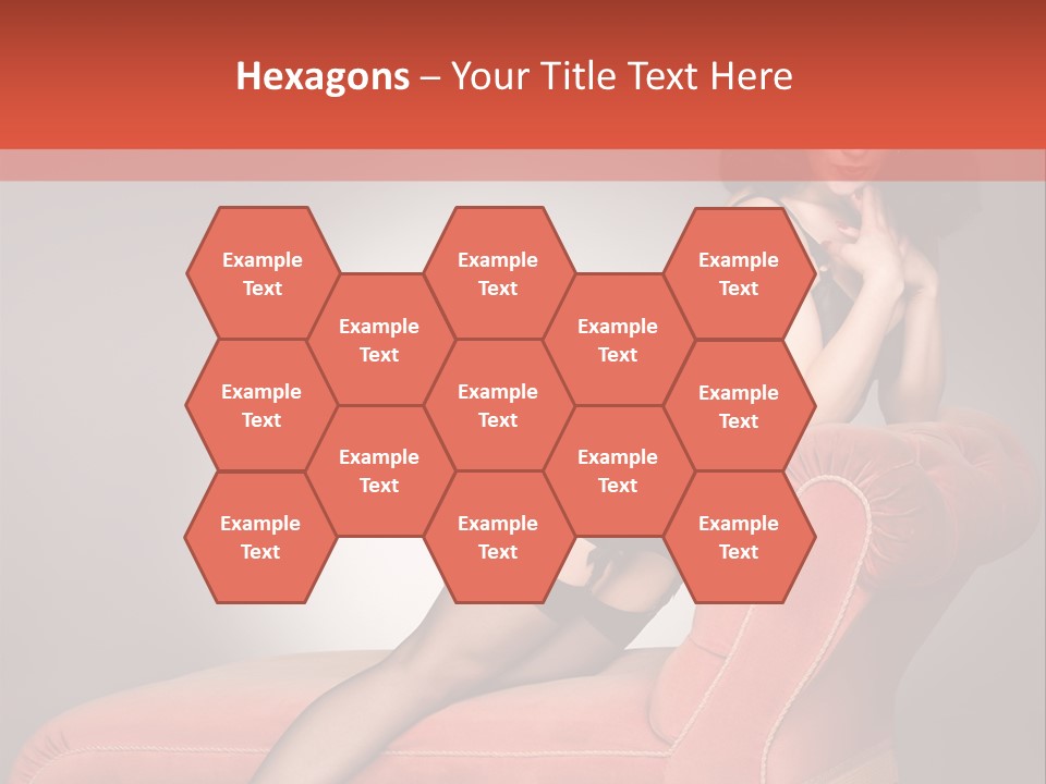 Chaise Female Chaise Longue PowerPoint Template