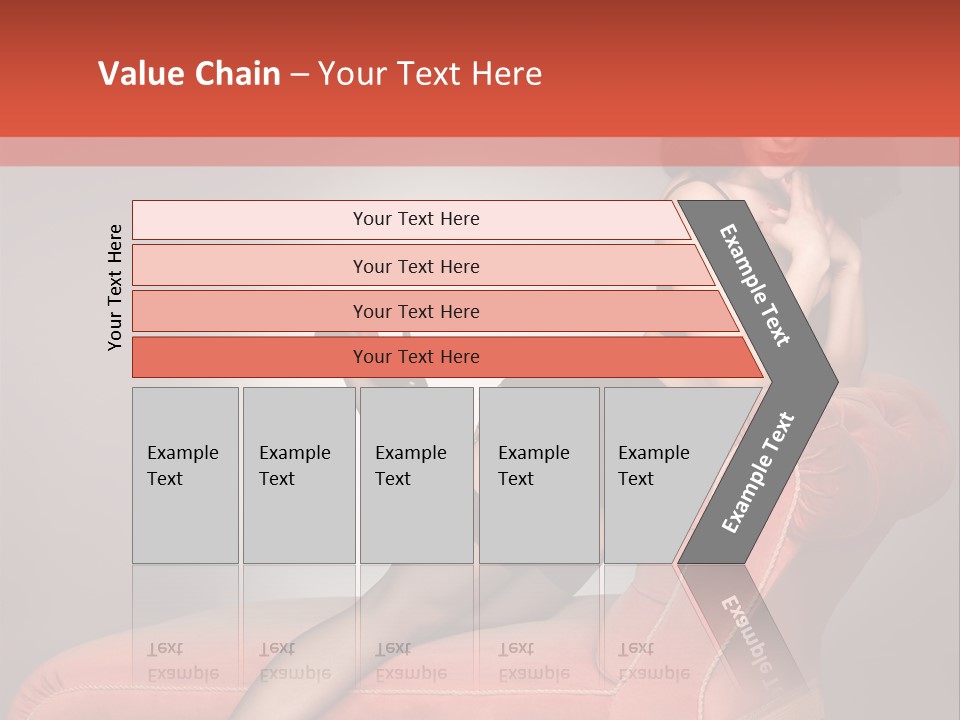 Chaise Female Chaise Longue PowerPoint Template
