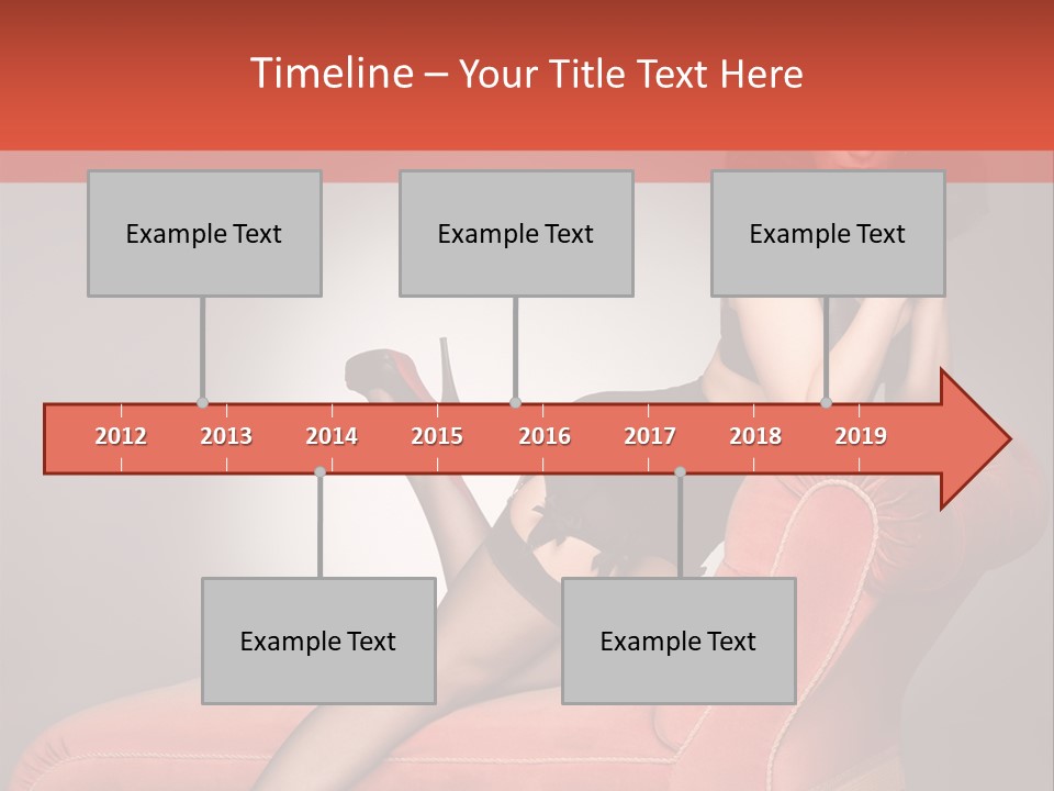 Chaise Female Chaise Longue PowerPoint Template