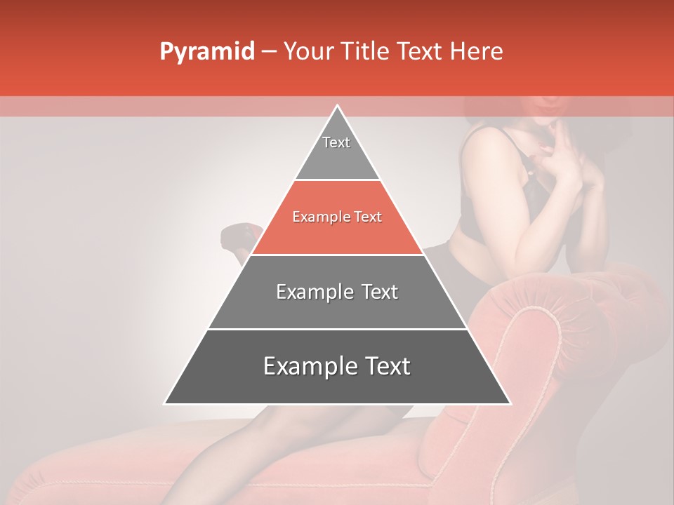 Chaise Female Chaise Longue PowerPoint Template