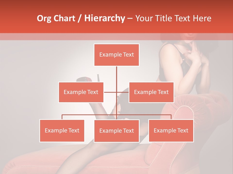 Chaise Female Chaise Longue PowerPoint Template