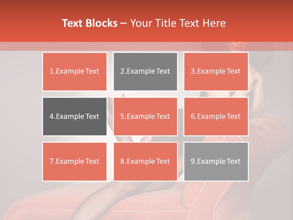 Chaise Female Chaise Longue PowerPoint Template