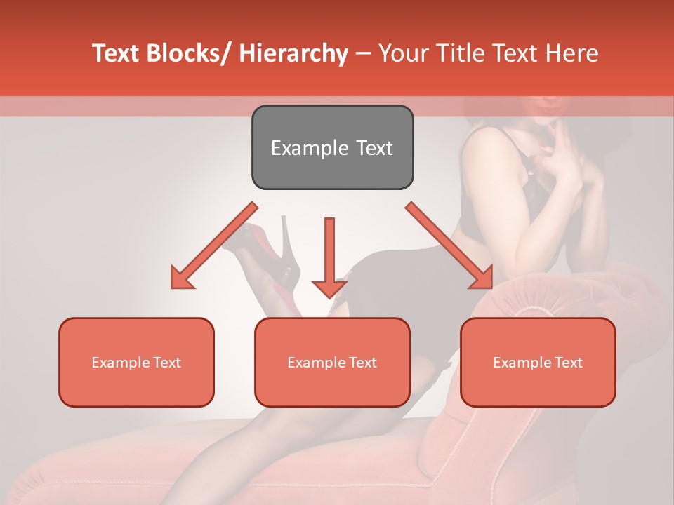 Chaise Female Chaise Longue PowerPoint Template