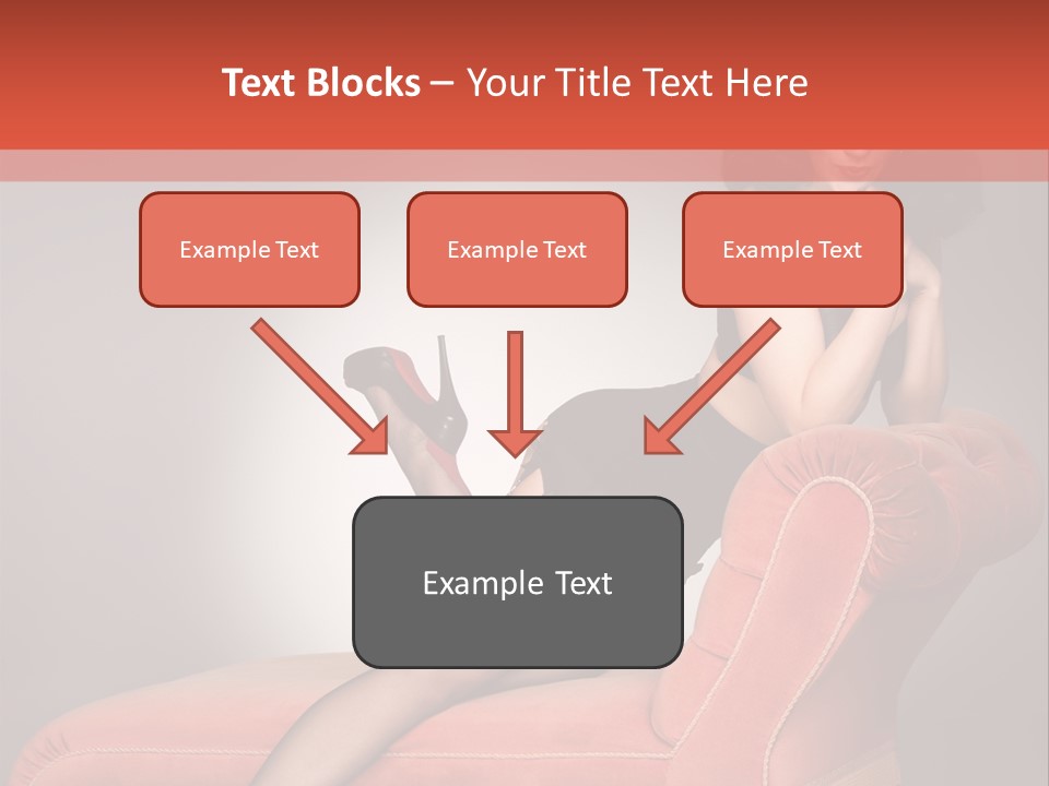 Chaise Female Chaise Longue PowerPoint Template