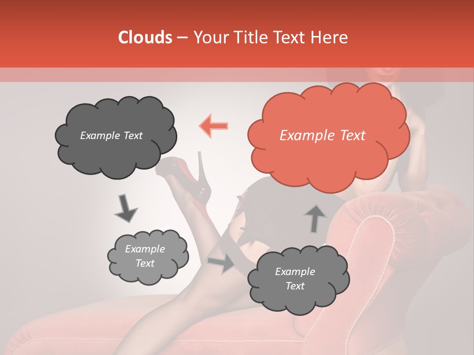 Chaise Female Chaise Longue PowerPoint Template