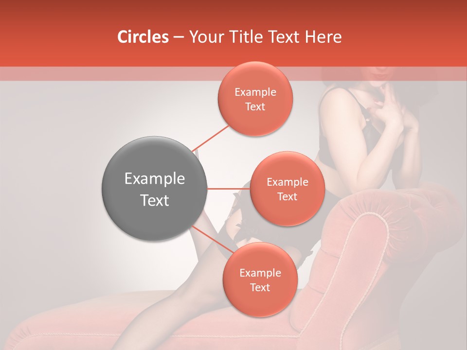 Chaise Female Chaise Longue PowerPoint Template