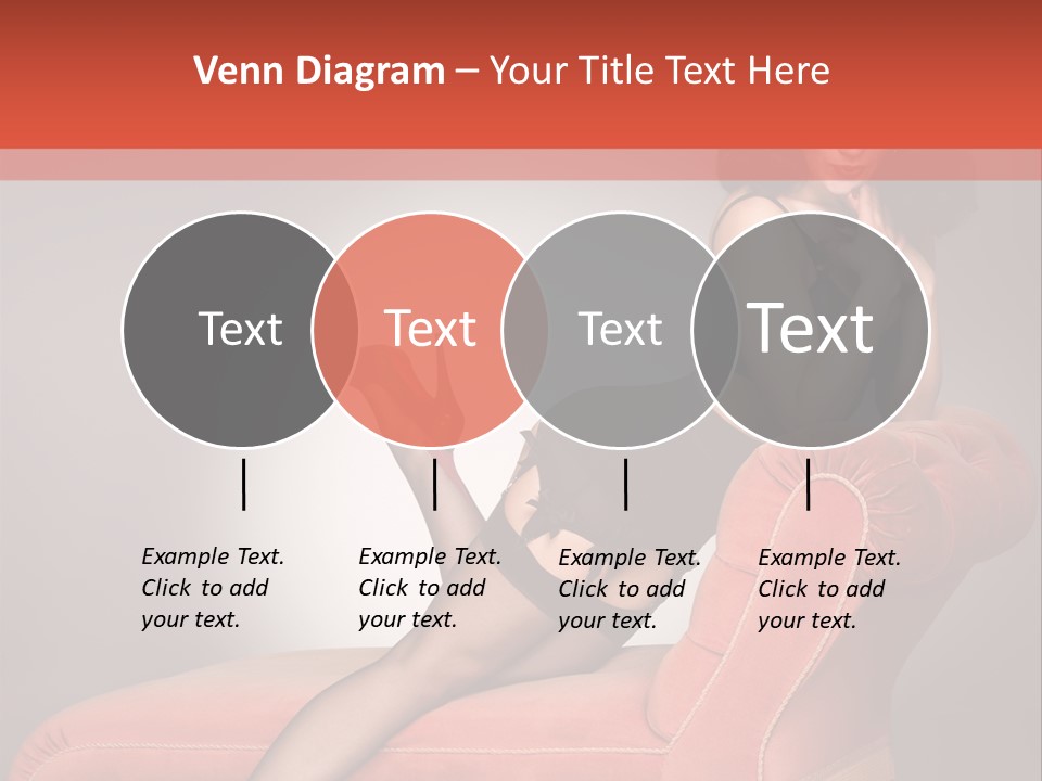 Chaise Female Chaise Longue PowerPoint Template