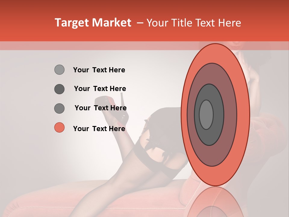 Chaise Female Chaise Longue PowerPoint Template