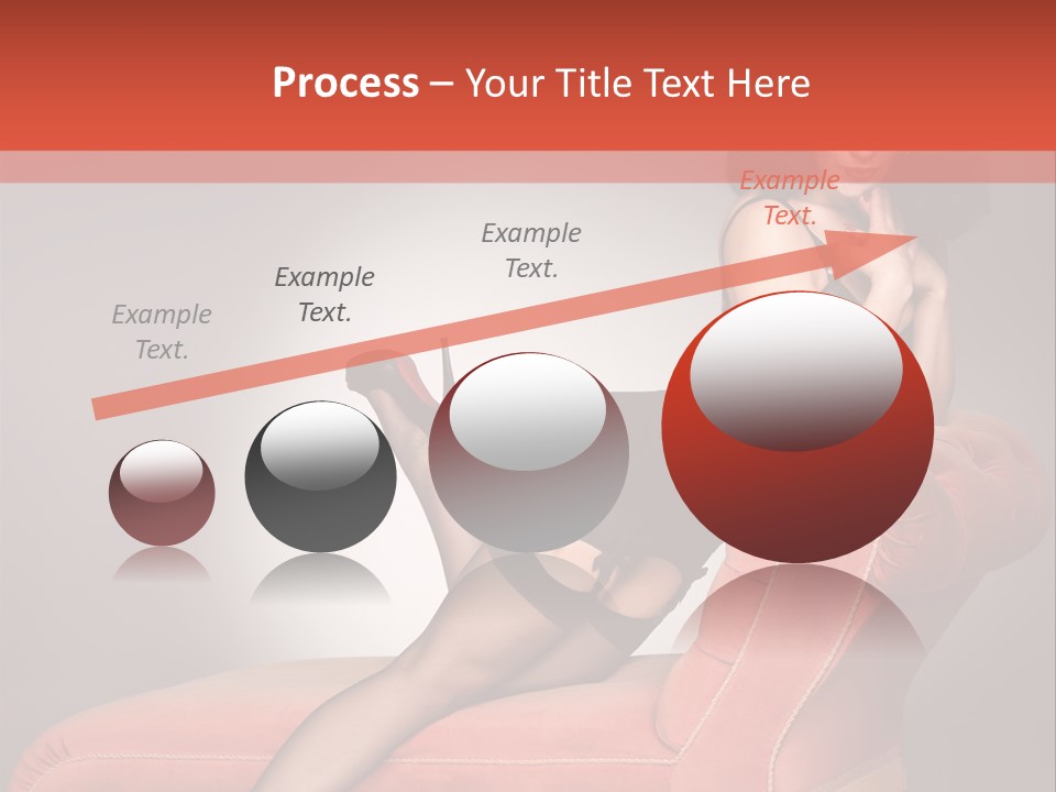 Chaise Female Chaise Longue PowerPoint Template