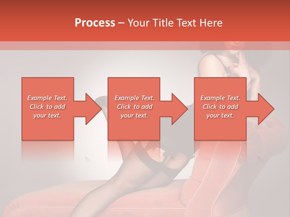 Chaise Female Chaise Longue PowerPoint Template