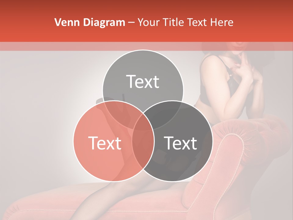 Chaise Female Chaise Longue PowerPoint Template