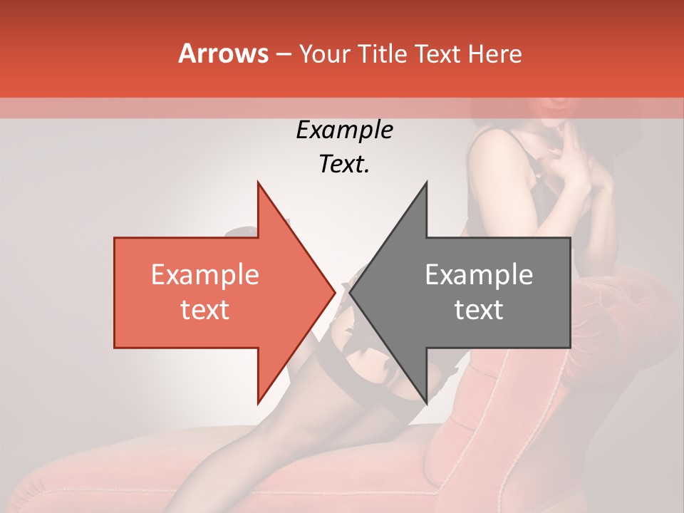 Chaise Female Chaise Longue PowerPoint Template